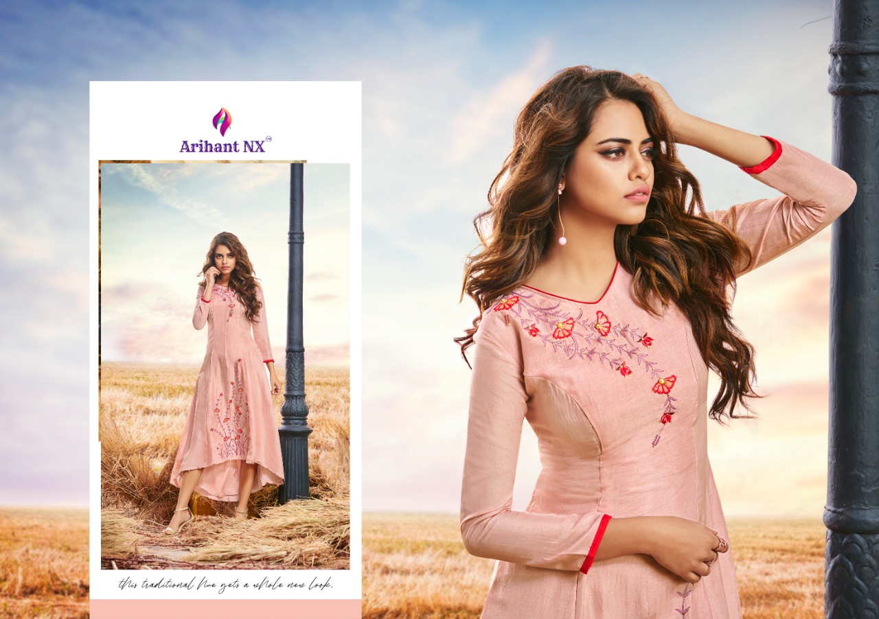 Upstylish  By Arihant Nx Maslin Kurtis Wholesale Supplier Gujarat