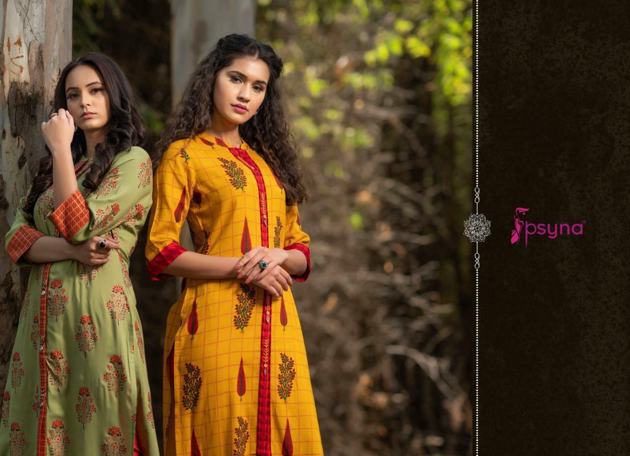 Parishi Vol 2 By Pysna Reyon Designer Kurtis Wholesale Supplier Gujarat