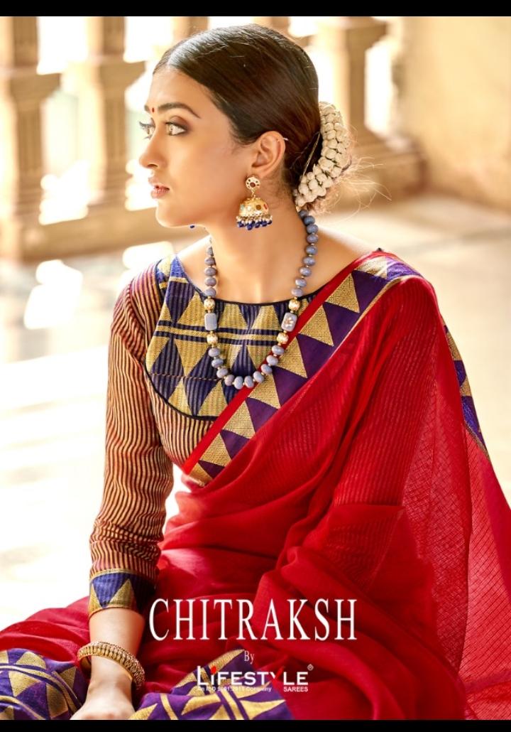 Chitraksh By Lifestyle Chanderi Silk Sarees Wholesale Supplier Surat