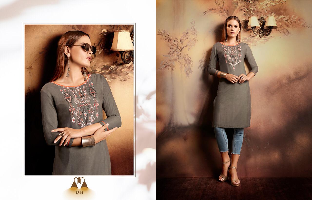Lily Vol 15 By Kajree Reyon Kurtis Collection Supplier Gujarat