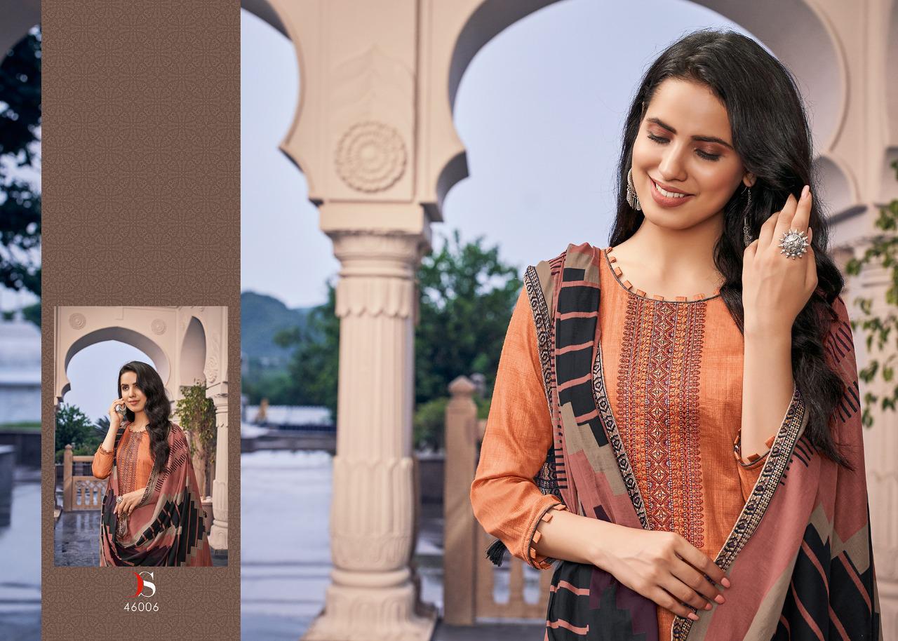 Panghat 5 By Deepsy Jam Silk Cotton Suits Wholesale Supplier Surat