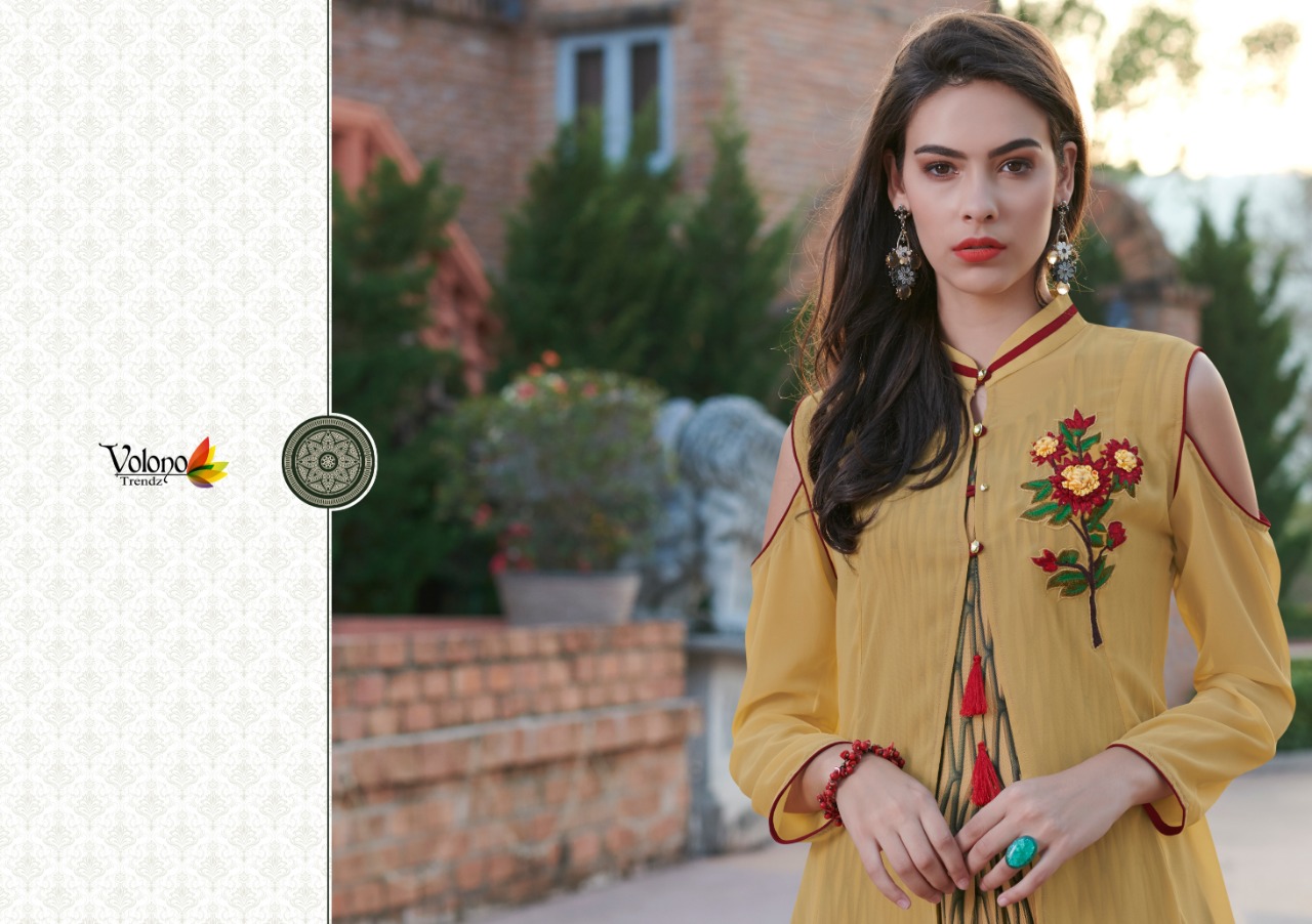 Palak Vol 2 Nx By Volono Trendz Cambric Cotton Kurtis Wholesale Supplier Gujarat