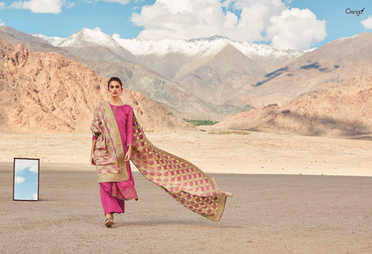 Reflection Of You And Me By Ganga Series 7916 To 7920 Designer Party Wear Suits Wholesale Supplier N...