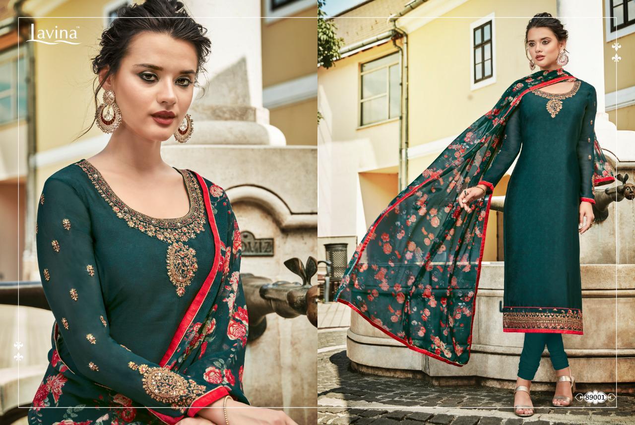 Lavina Vol 89 Series 89001 To 89007 Designer Party Wear Suits Wholesale Supplier Nd Dealer Gujarat