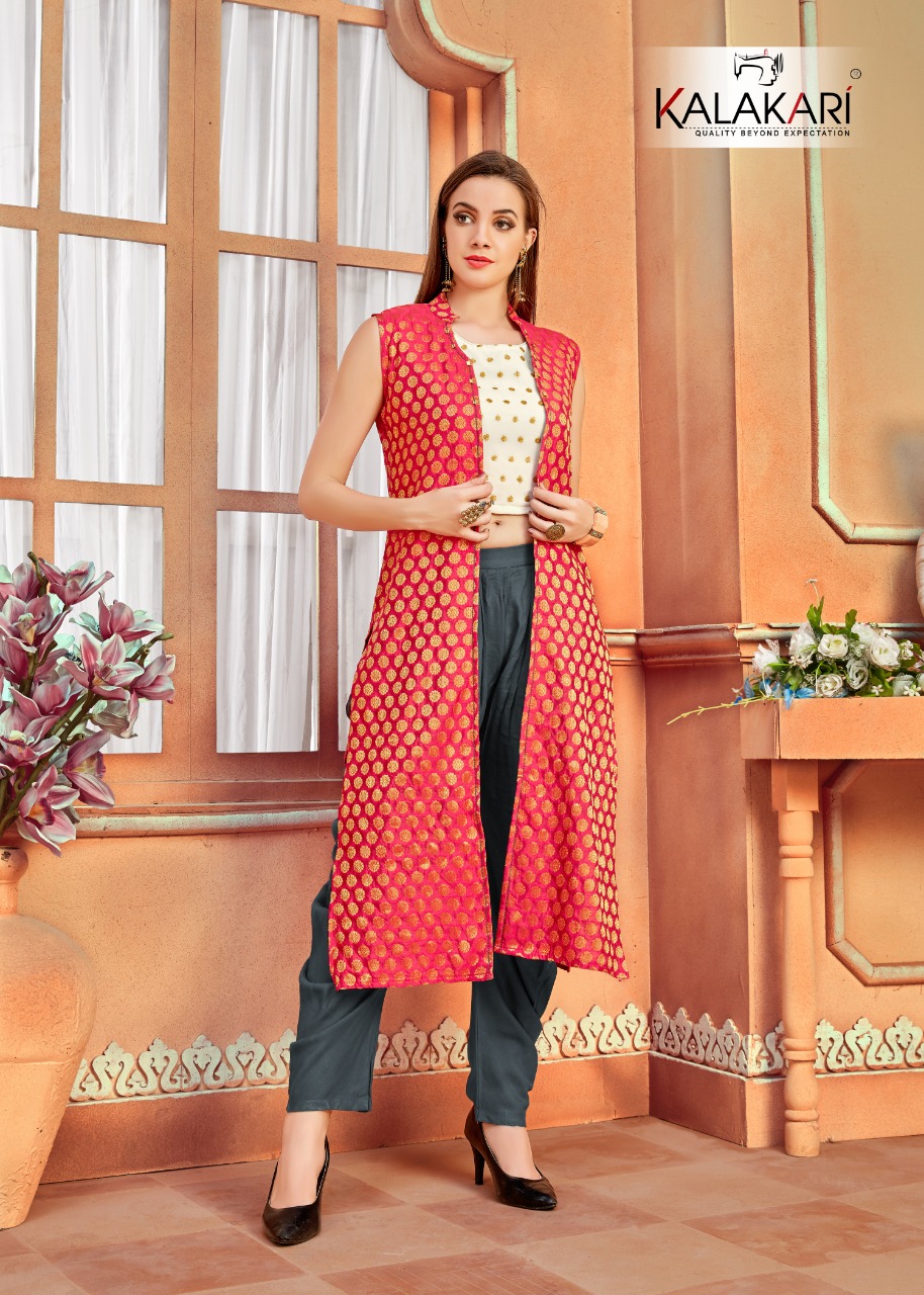 18 Attitude Vol 9 By Kalakari Nx Top Pant Shurg Indo Western Wear Wholesale Supplier Nd Trader Gujar...