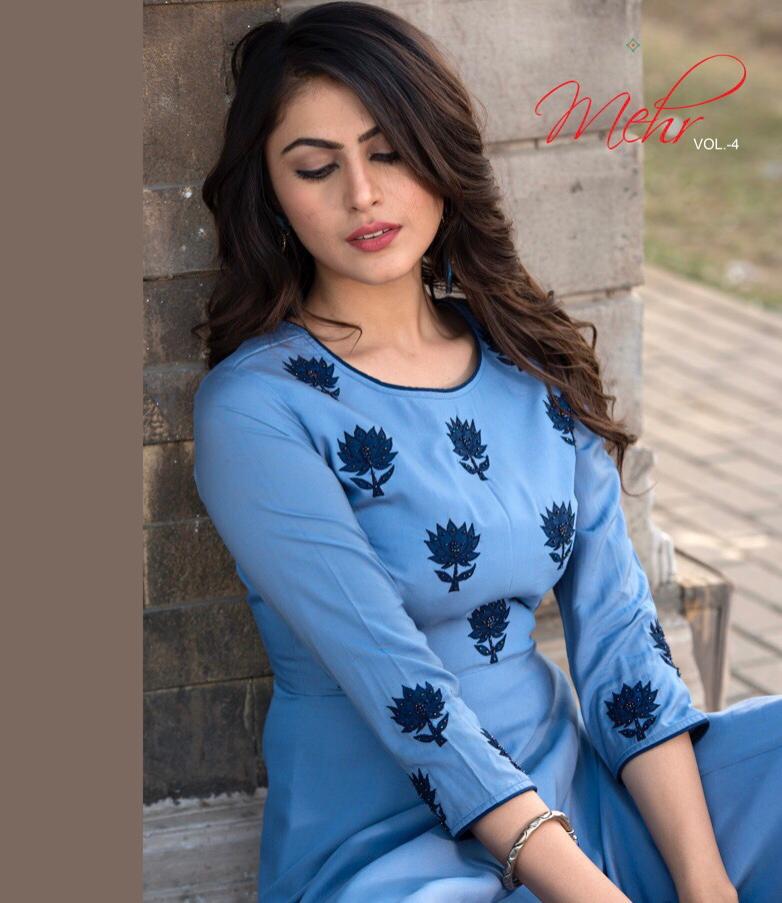 Meher Vol 4 By Mugdha Designer Party Wear Gowns  Wholesale Supplier Nd Dealer Gujarat