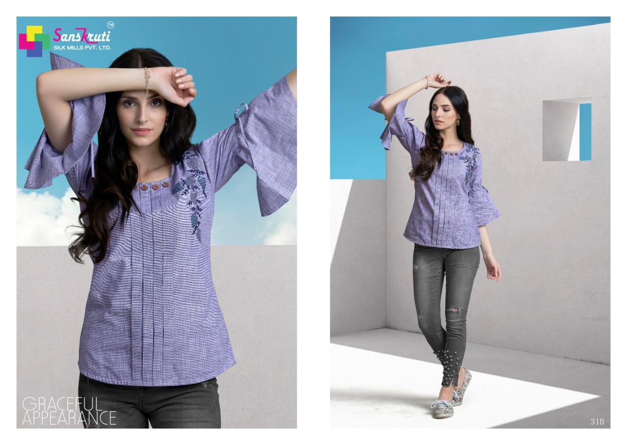 Nakshi By Sanskruti Silk Mills Western Tops Wholesale Supplier Surat