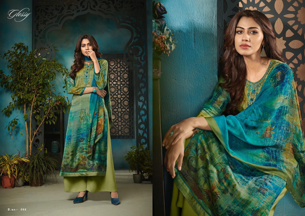 Glossy Grace Of Tradition Series 063 To 070 Silk Designer Suits Wholesale Supplier Nd Trader India