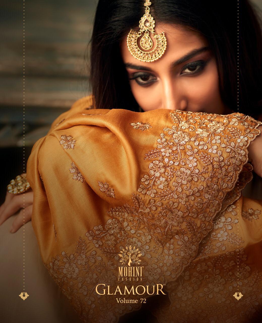 Glamour Vol 72 By Mohini Fashion Series 72001 To 72005 Designer Party Wear Suits Wholesale Supplier ...