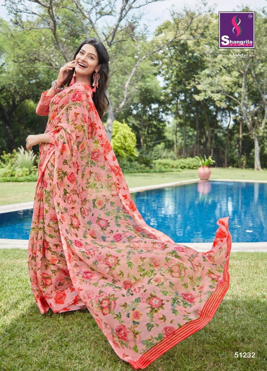 Kanchana Cotton Vol 20 By Shangrila Cotton Sarees Wholesale Supplier Nd Trader India