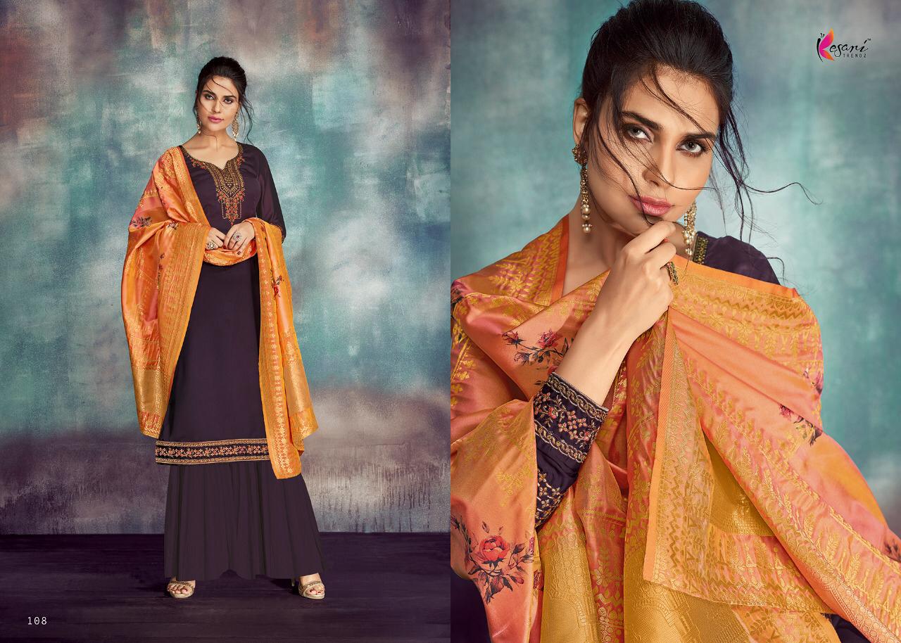 Eliza Vol 1 By Kesari Trendz Series 101 To 108 Designer Party Wear Suits Wholesale Supplier Nd Deale...