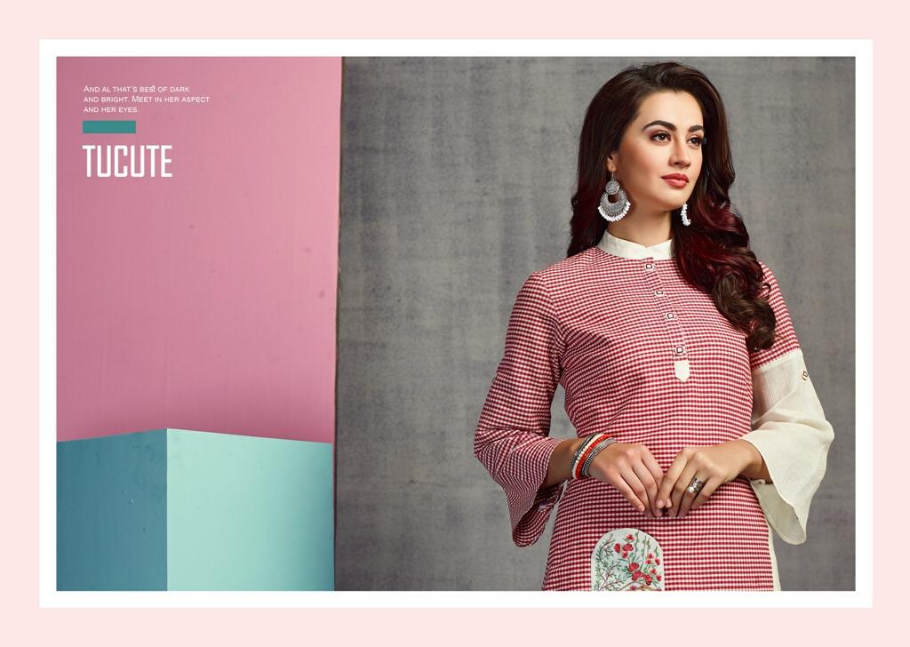 Tucute 461 Series By Karma Handloom Kurtis Wholesale Supplier Surat