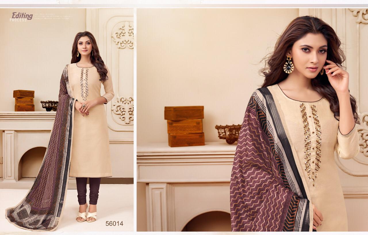 Spring 2 By Kapil Trendz  Model Cotton Dress Materials Wholesale Supplier India