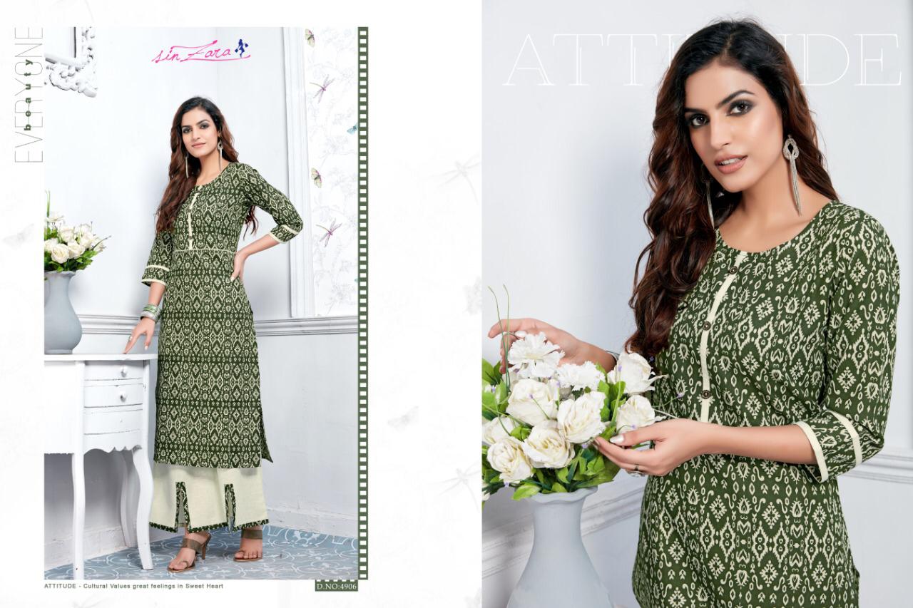 Claire By  Sinzara Kurtis With Plazzo Wholesale Supplier India