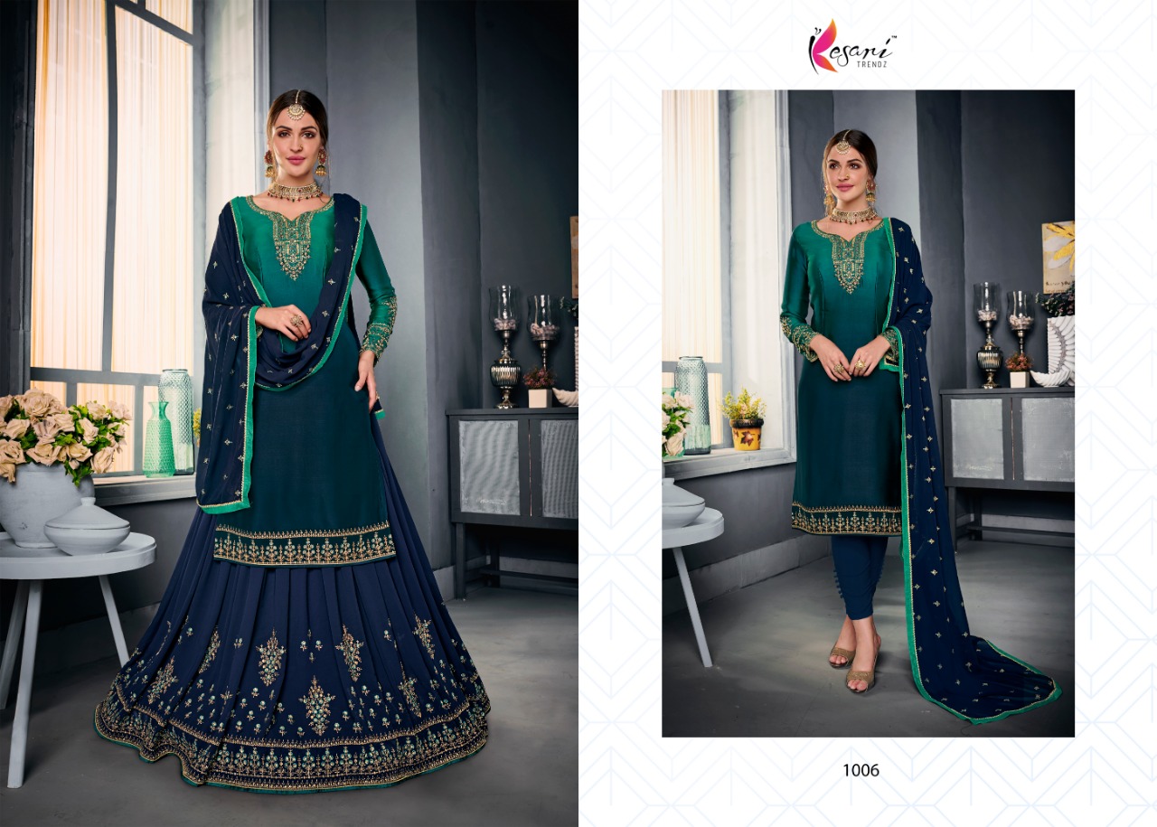 Gulbag Vol 2 By Kesari Trendz Series 1006 To 1011 Designer Party Wear Suits Wholesale Supplier Nd De...