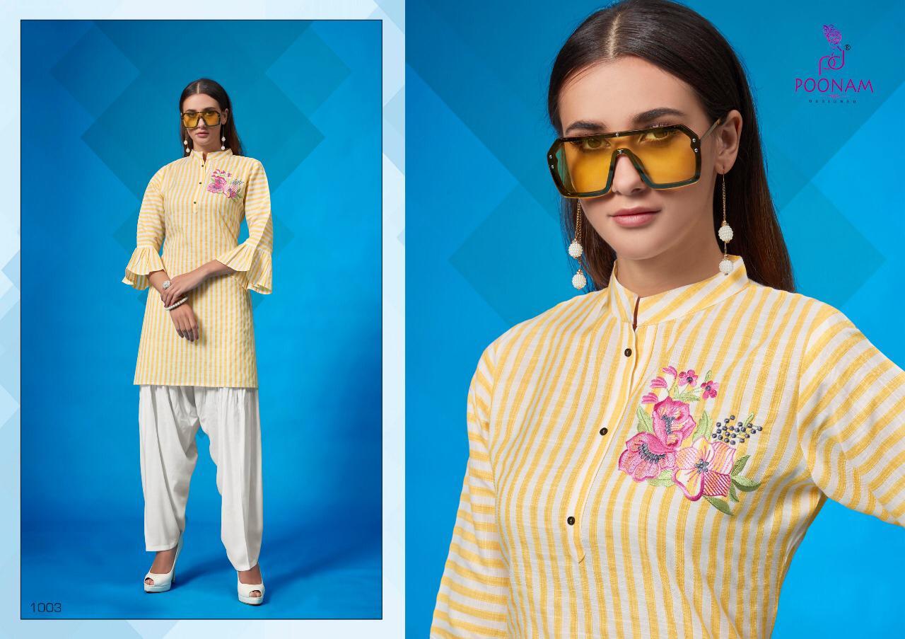 Patiyala By Poonam Designer Cotton Kurtis With Bottom Wholesale Supplier And Dealer Gujarat