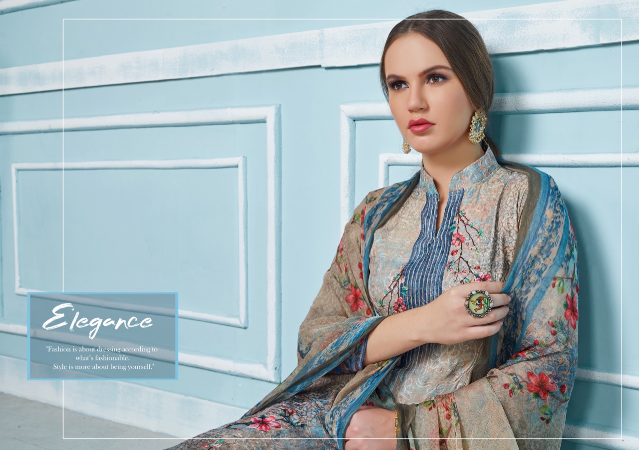 Imroj By Kesar Pashmina Dobby Printed Suits Wholesale Supplier Nd Dealer Gujarat