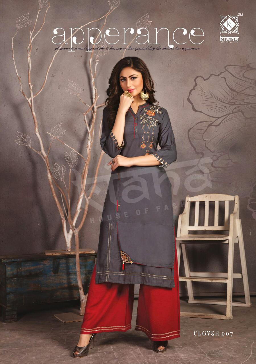 Clover By Kiana House Of Fashion Kurties  Wholesaler Surat