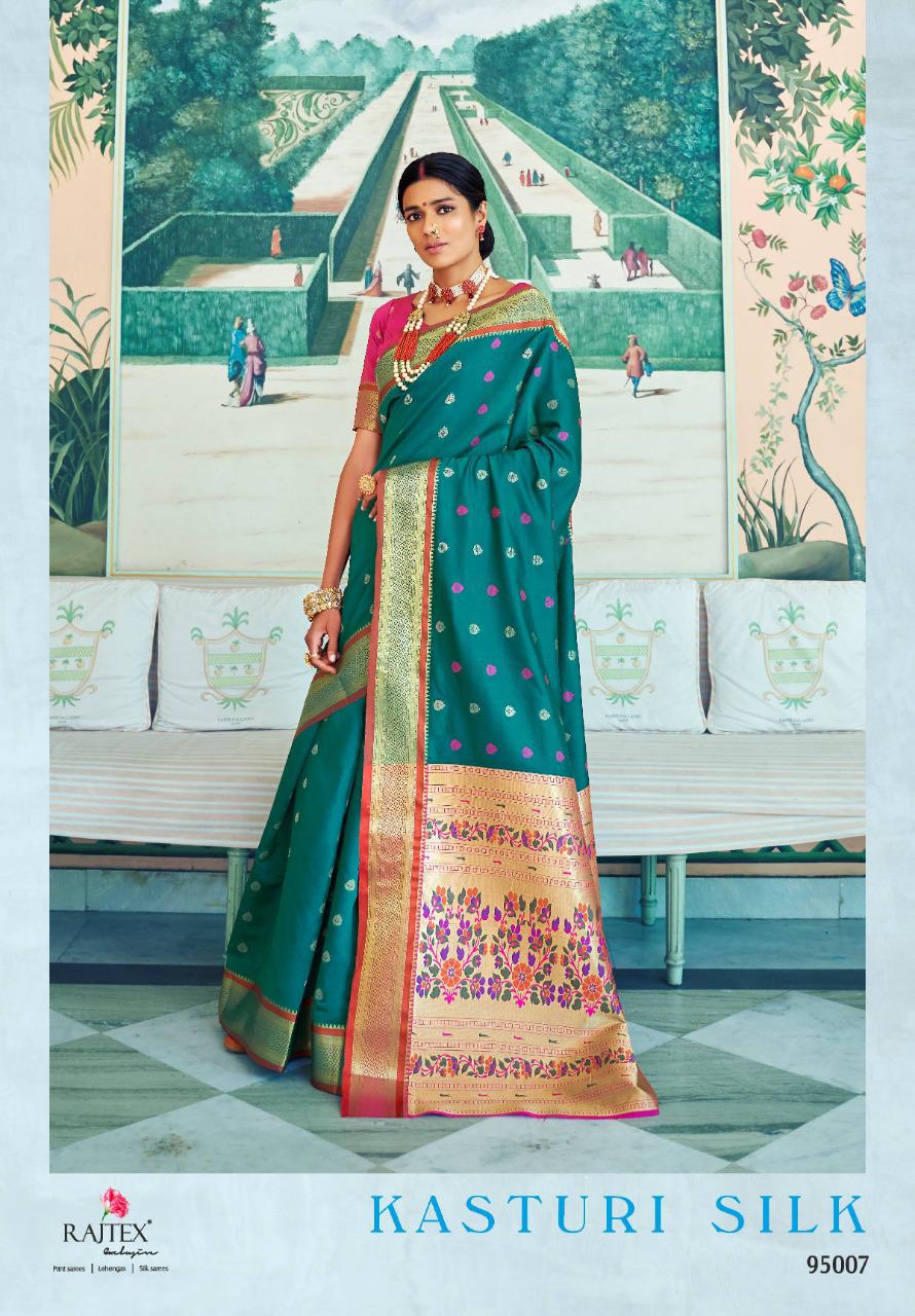 Kasturi Silk By Rajtex Paithani Silk Designer Occasions Wear Sarees Wholesale Supplier Nd Dealer Guj...