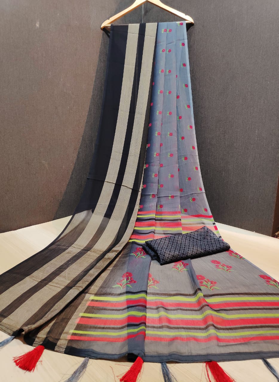 Non Catlogue Viscose Printed Sarees Wholesale Dealer Surat