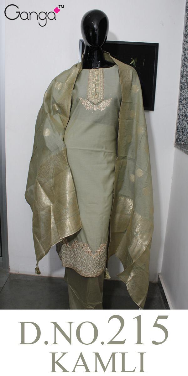 Kamli 215 By Ganga Designer Party Wear Suits Wholesale Supplier Nd Dealer Gujarat