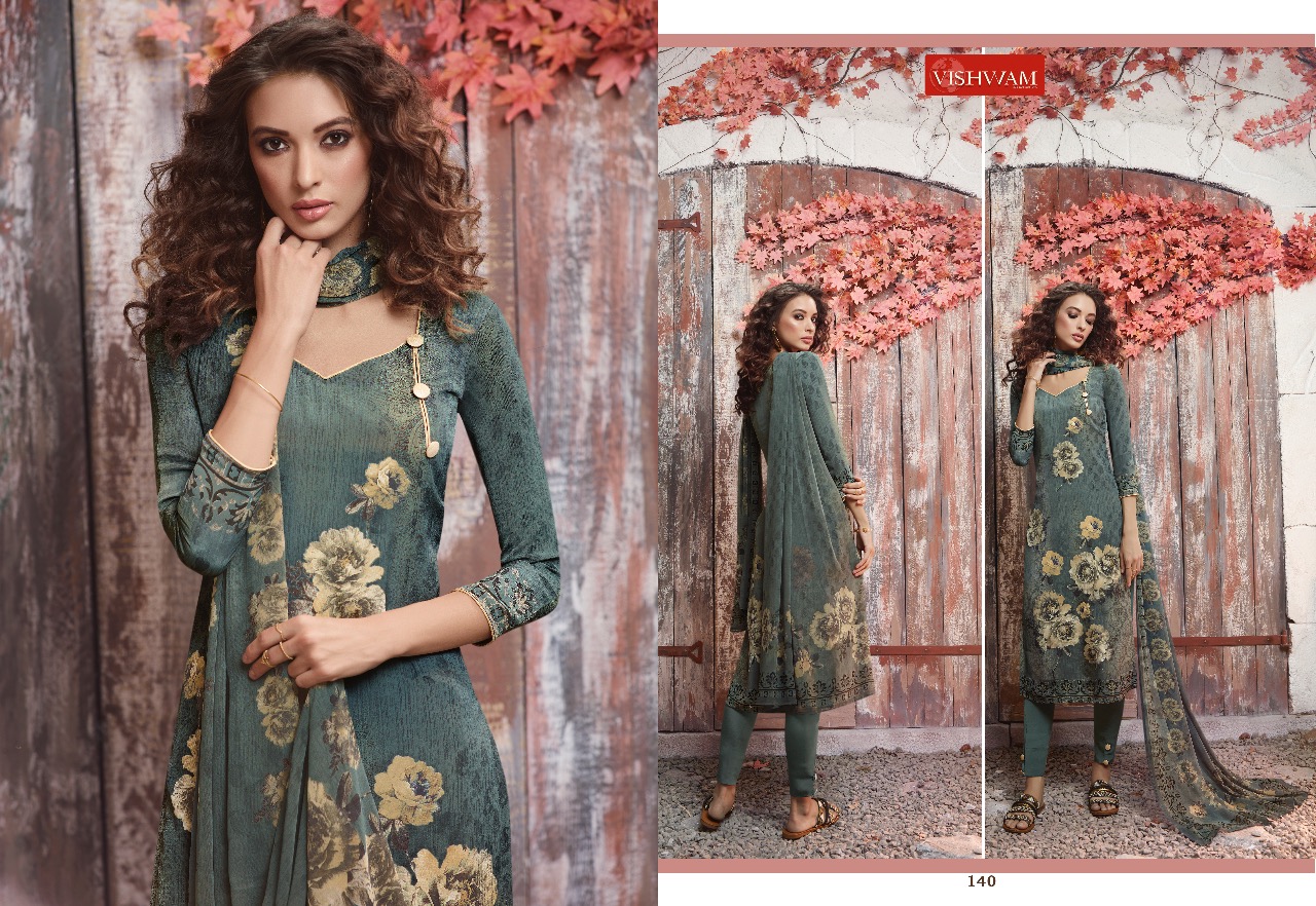 Cappuccino 3 By Vishwam Crape Printed Tops Wholesale Supplier Surat