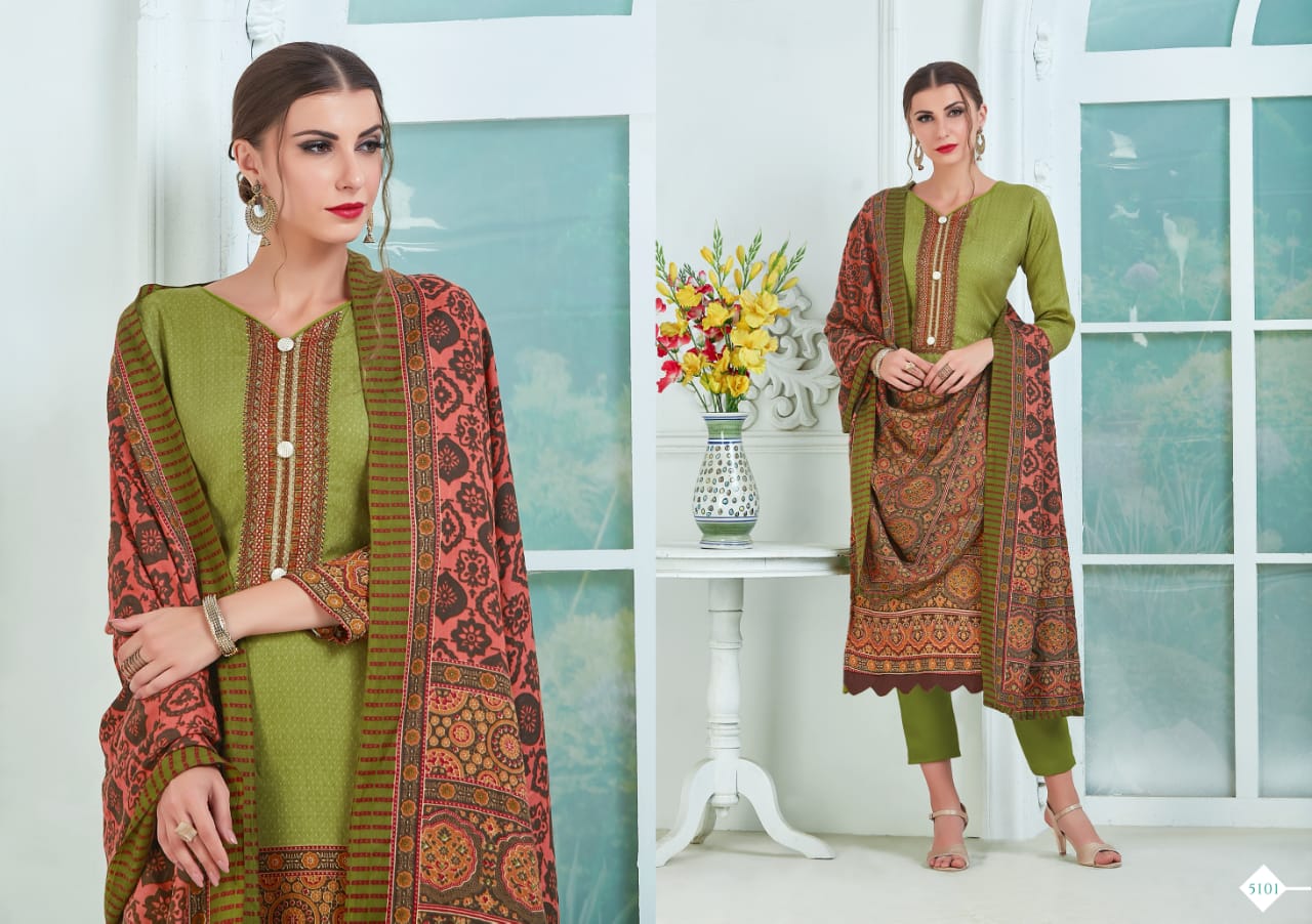 Parina By Kesar Pashmina Suits Collection Supplier Gujarat
