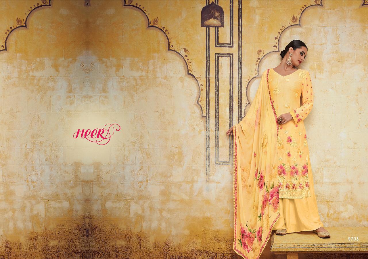 Kimora Heer 54 Series 9701 To 9708 Designer Party Wear Suits Wholesale Supplier Gujarat