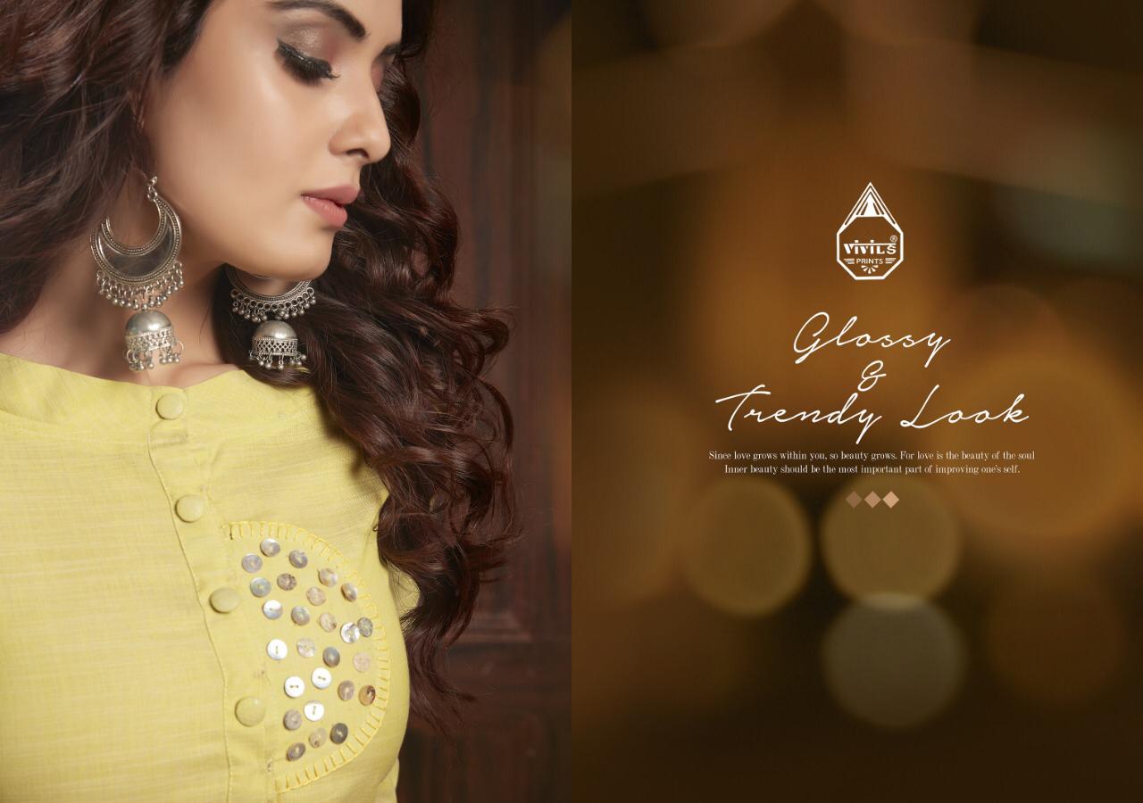 Ziva By Vivils Silk Mills Kurtis With Duppta Wholesale Supplier Gujarat