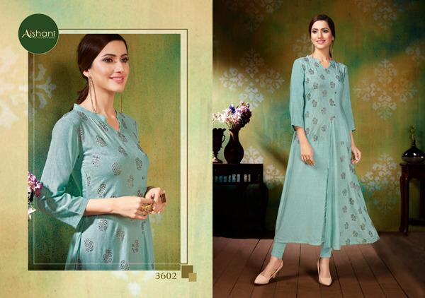 Aishani By Ambica Designer Kurtis Wholesale Supplier Surat