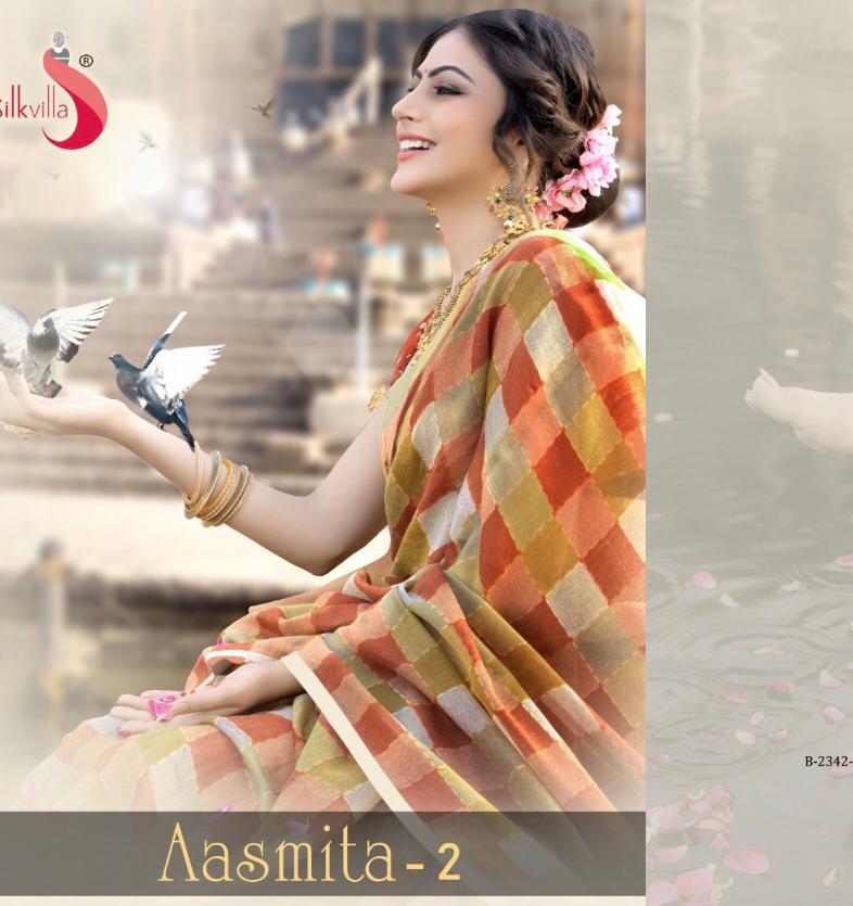 Aashimta 2 By Silk Villa Pashmina Sarees Wholesale Supplier And Dealer Surat