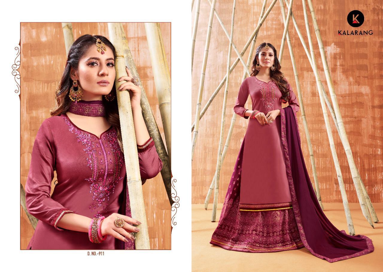 Blue Bell Vol 2 Kalarang Jam Silk Cotton Dress Materials Wholesale Supplier Surat