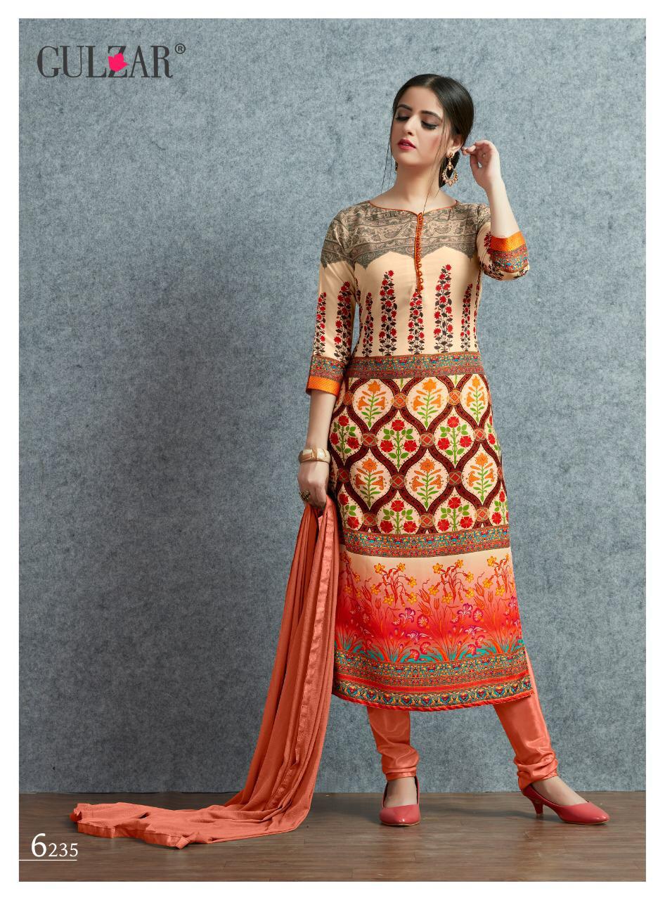 Gulzar Print Pitara Designer Dress Materials Wholesale Supplier Surat