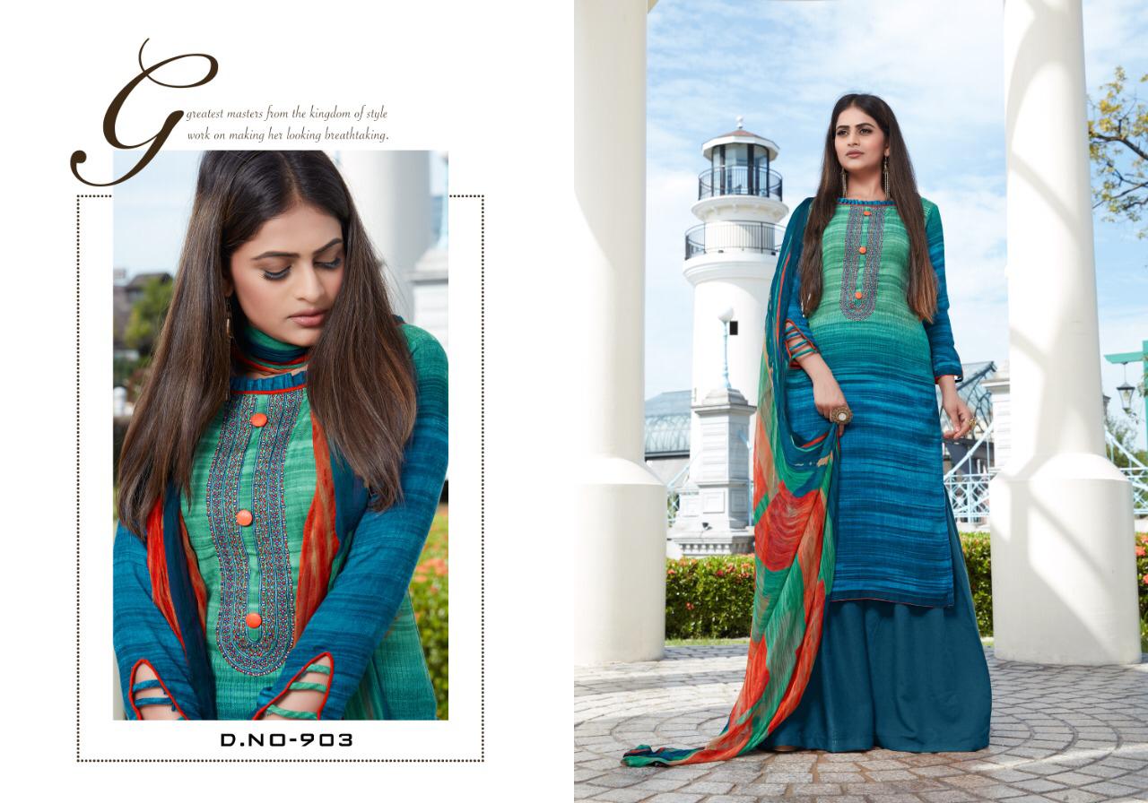 Simran By Bipson Pashmina Dress Materials Wholesale Supplier Surat