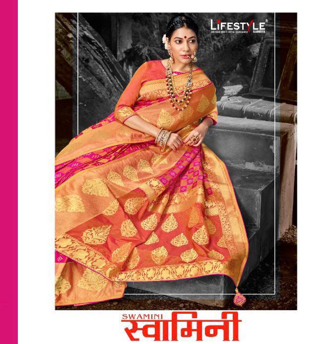 Swamini By Lifestyle Weaving Silk Sarees Wholesale Supplier And Dealer Surat