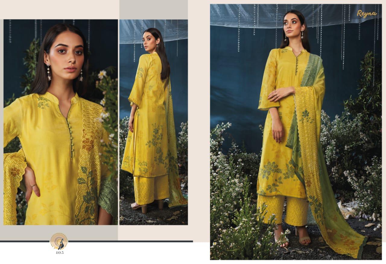 Reyna Moon Shadow Silk Designer Party Wear Suits Wholesale Supplier Nd Dealer Gujarat