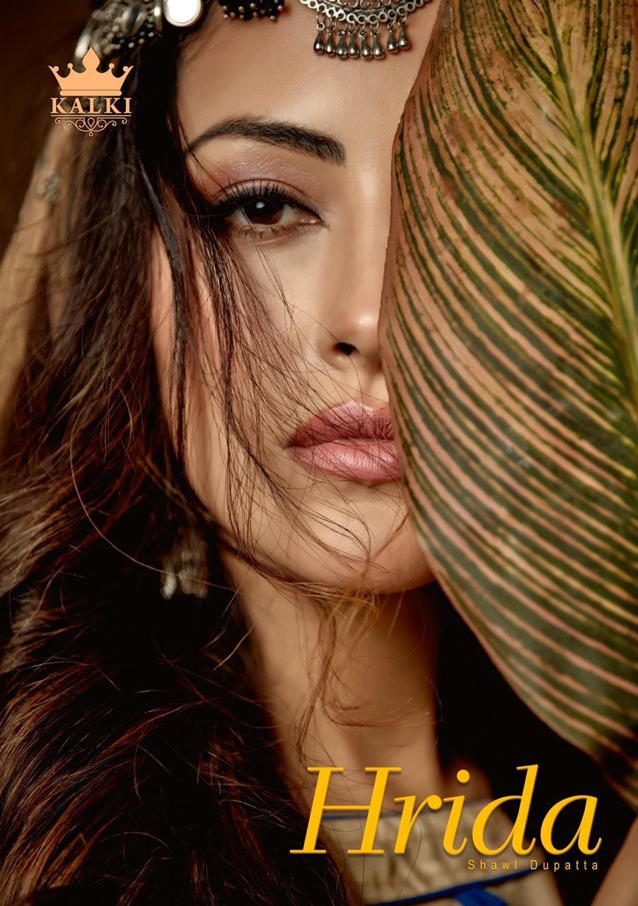 Hrida By Kalki Series 1001 To 1006 Pashmina Digital Printed Suits Wholesale Supplier Gujarat