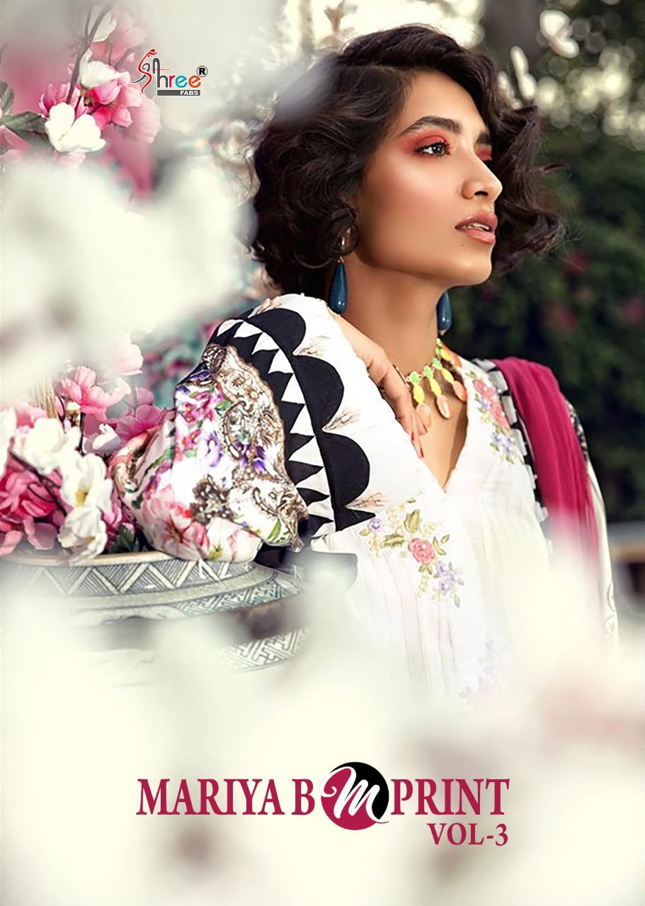 Mariya B Mprint Vol 3 By Shree Fabs Pakistani Suits Wholesale Supplier Nd Dealer Gujarat