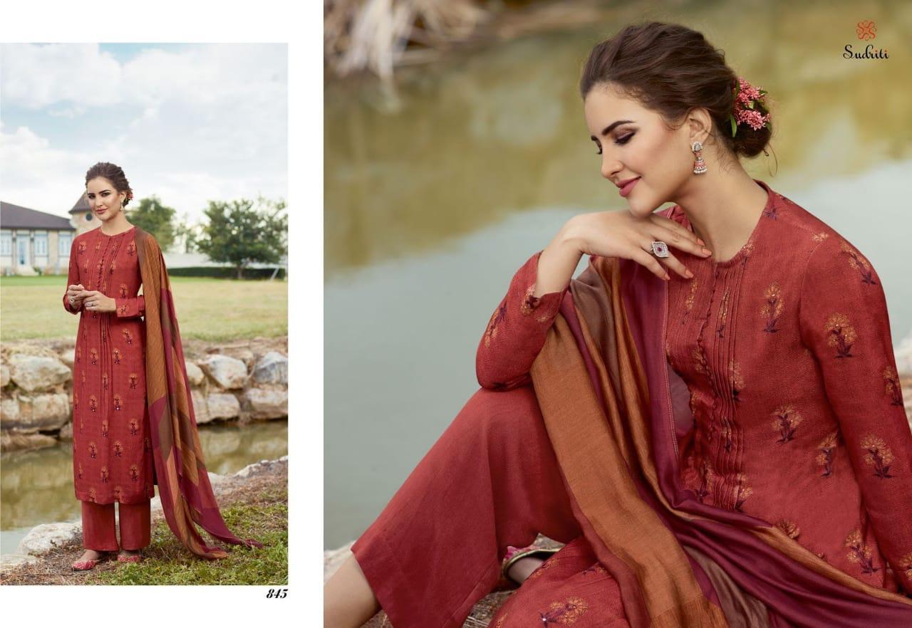 Fanoos By Sudriti Pashmina Digital Printed Suits Wholesale Supplier Nd Dealer Gujarat