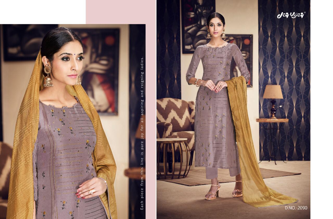 Torani Vol 2 By Jay Vijay Bemberg Silk Printed Suits Wholesale Supplier Surat