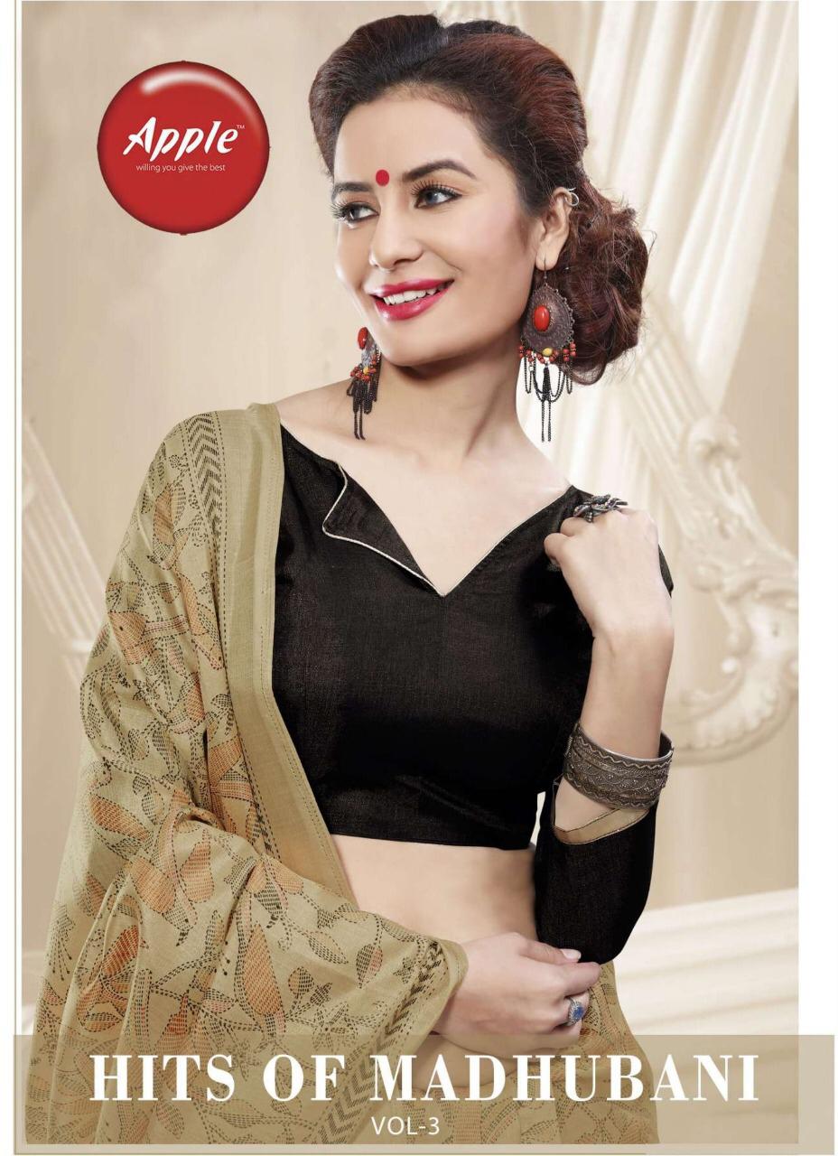 Hits Of Madhubani Vol 3 By Apple Khadi Silk Sarees Wholesale Supplier Nd Trader Gujarat