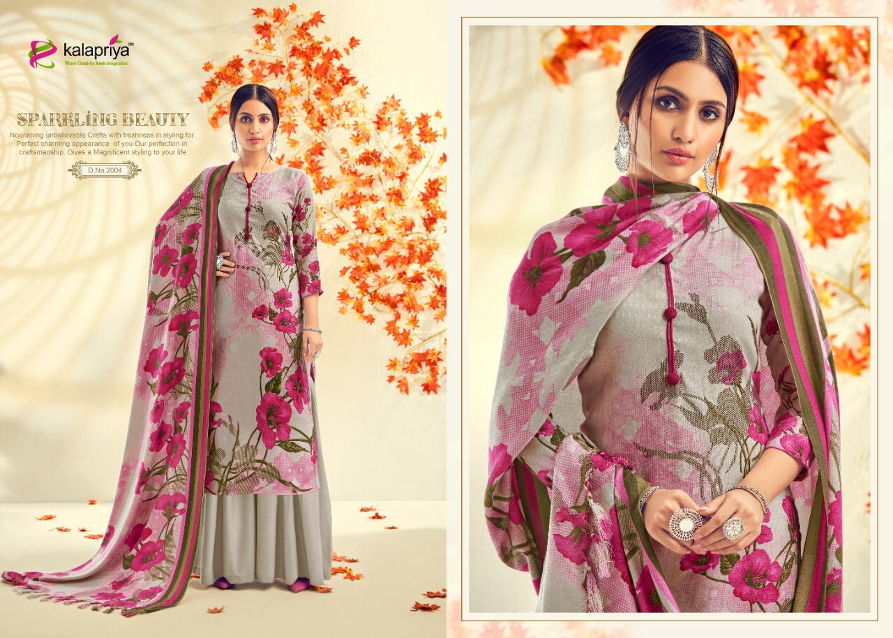 Zulfi Vol 2 By Kalapriya Pashmina Printed Dress Materials Wholesale Supplier Surat