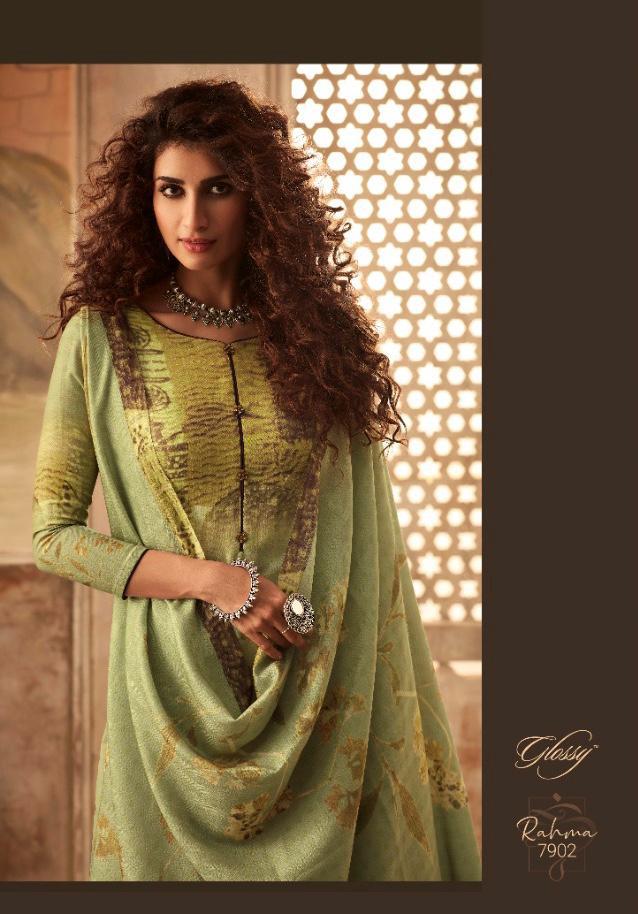 Rahma By Glossy Series 7902 To 7909 Designer Party Wear Suits Wholesale Supplier Nd Dealer Gujarat
