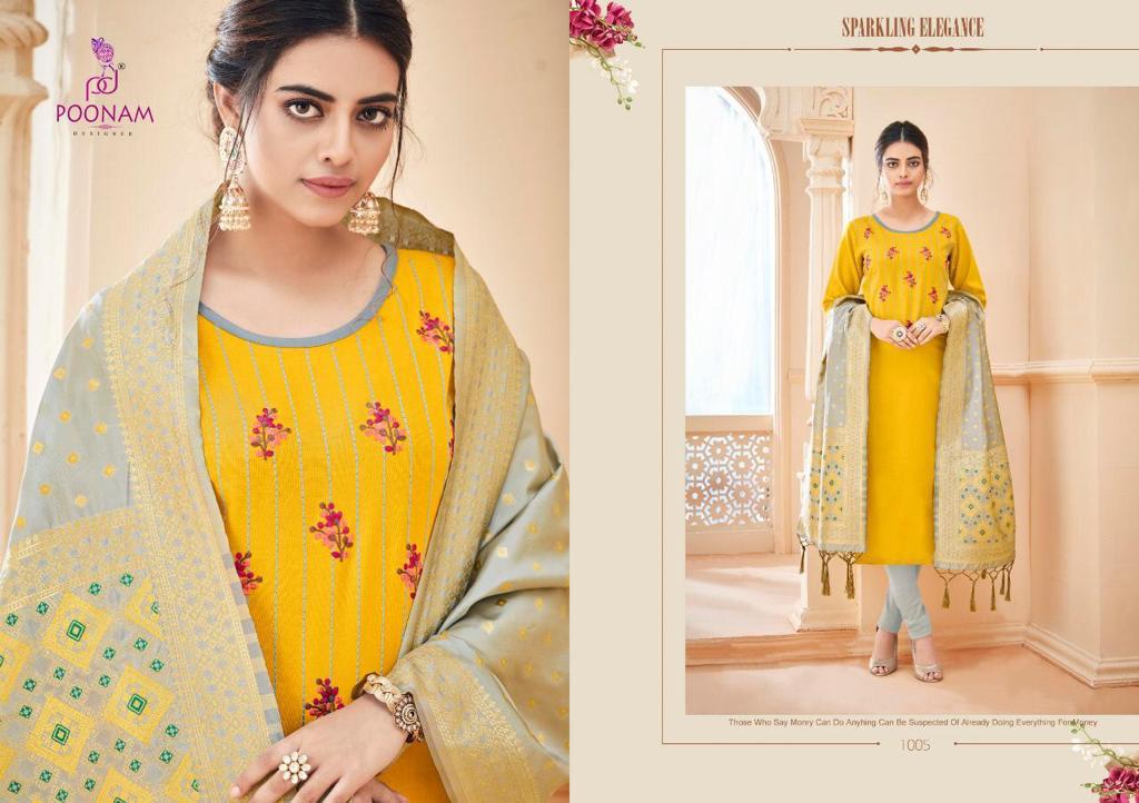 Minakari By Poonam Designer Cotton Kurtis With Duppata Wholesale Supplier Surat