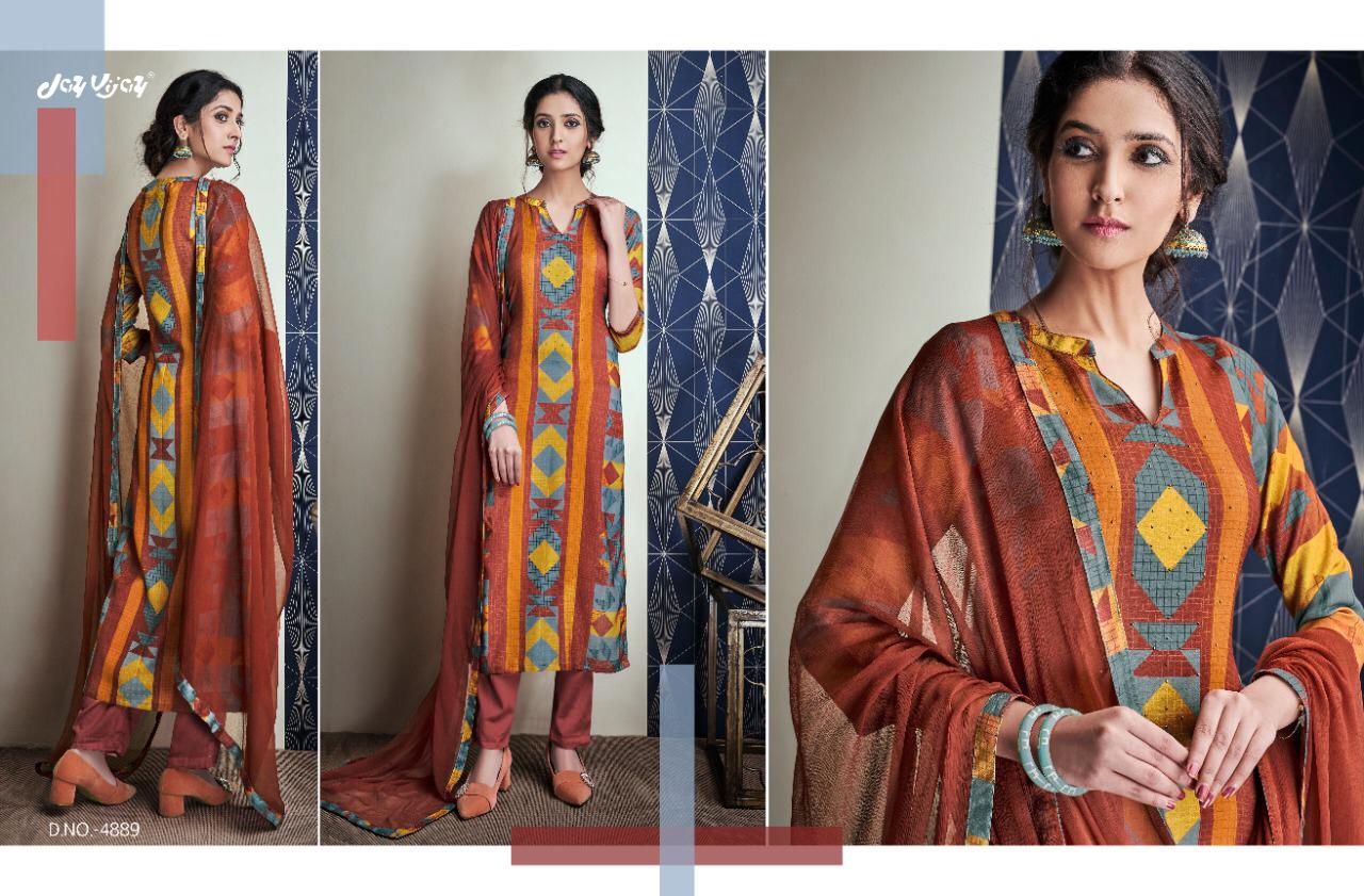 Tarang By Jay Vijay Pashmina Digital Printed Suits Wholesale Supplier Nd Dealer Nitya Nx Surat