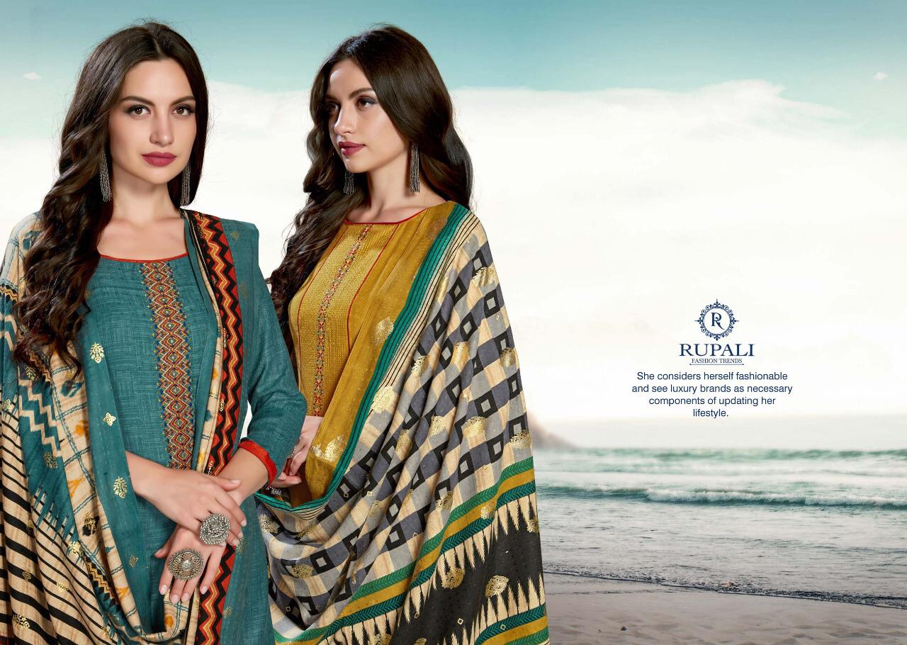 3d Gold Vol 4 By Rupali Fashion Pashmina Dress Materials Wholesale Supplier Surat