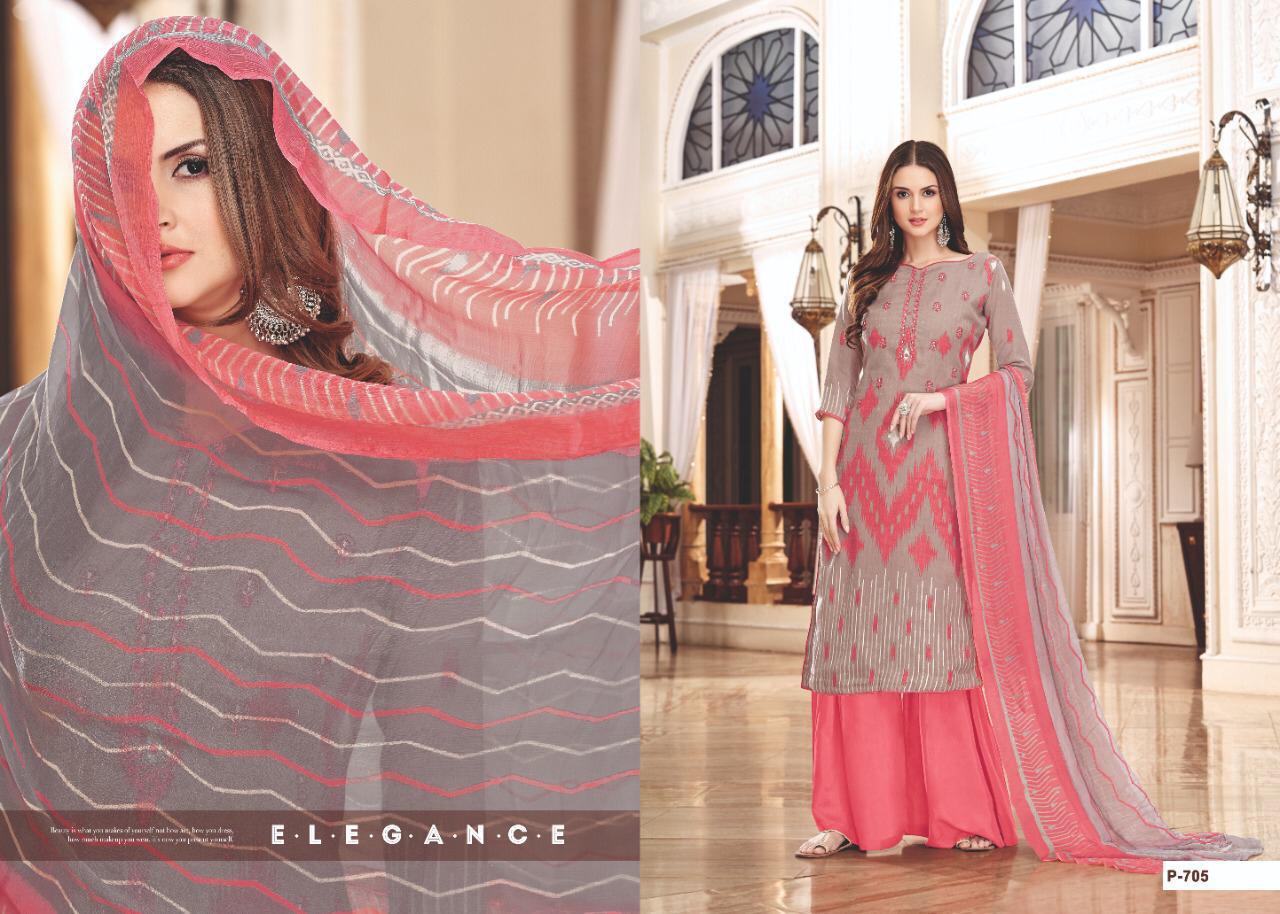 Fisha By Siyoni Designer Pashmina Dress Materials Wholesale Supplier India