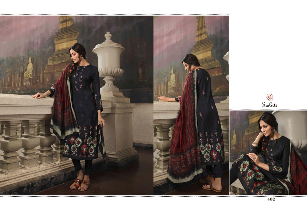 Maya By Sudriti Pashmina Dress Materials Wholesale Supplier Surat