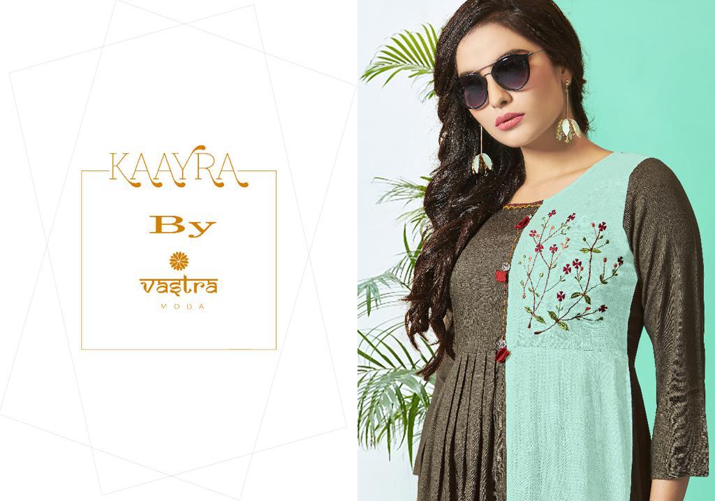 Kayra Vol 1 By Vastra Moda Reyon Kurtis Wholesale Supplier And Dealer Surat