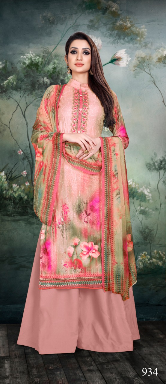 Nargis By Bipson Pashmina Dress Materials Wholesale Supplier Surat